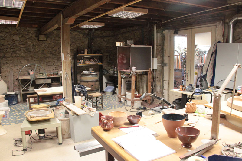 Galerie de photographies de formation à la poterie du Lardet